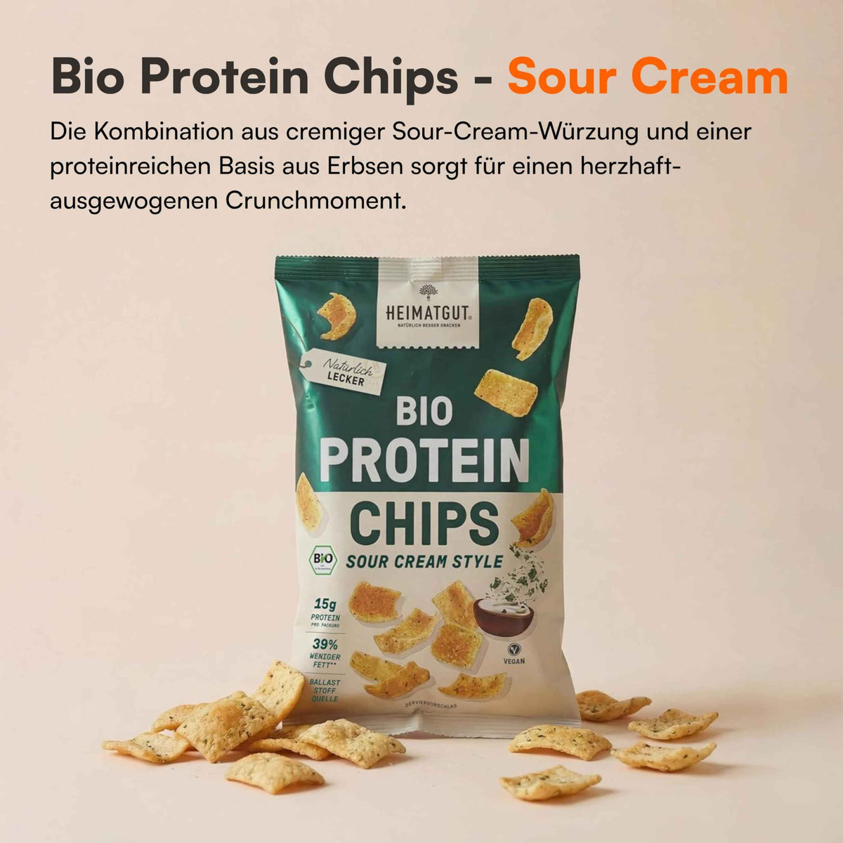 Bio Protein Chips Sour Cream Style