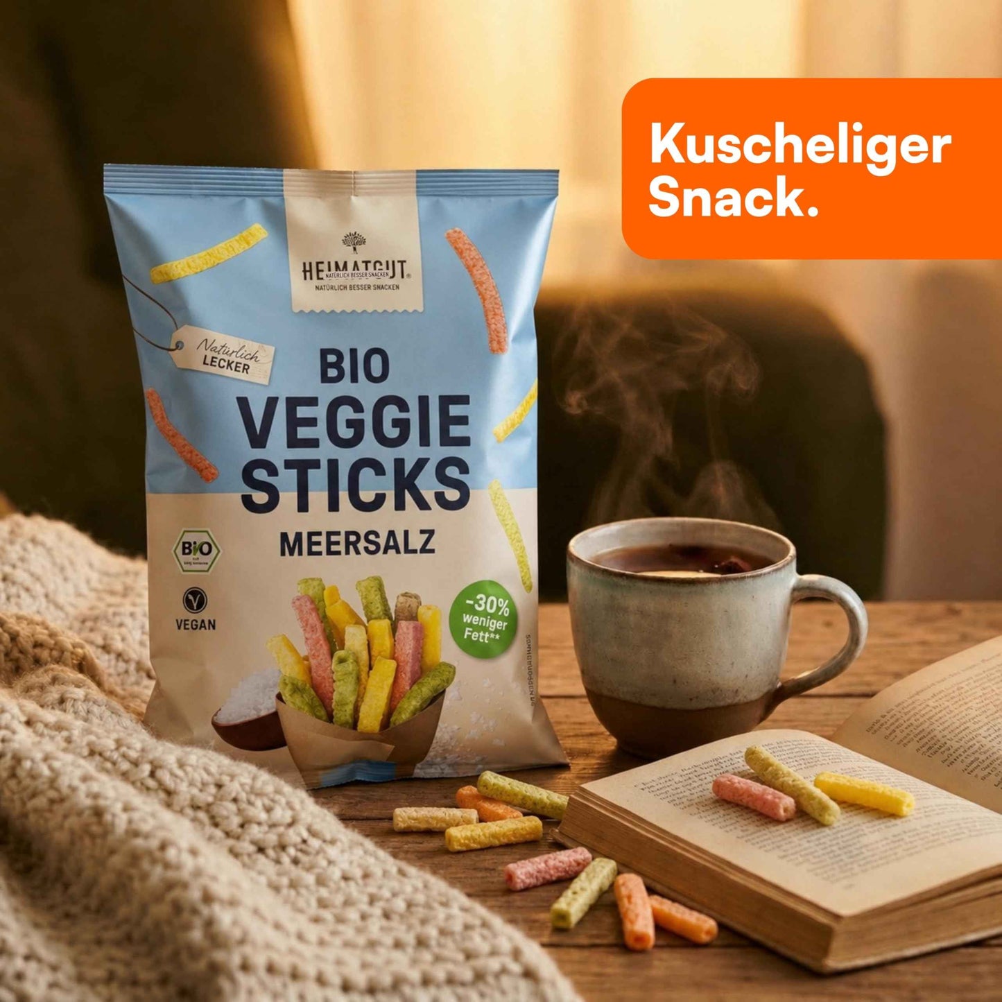 Bio Veggie Sticks Meersalz