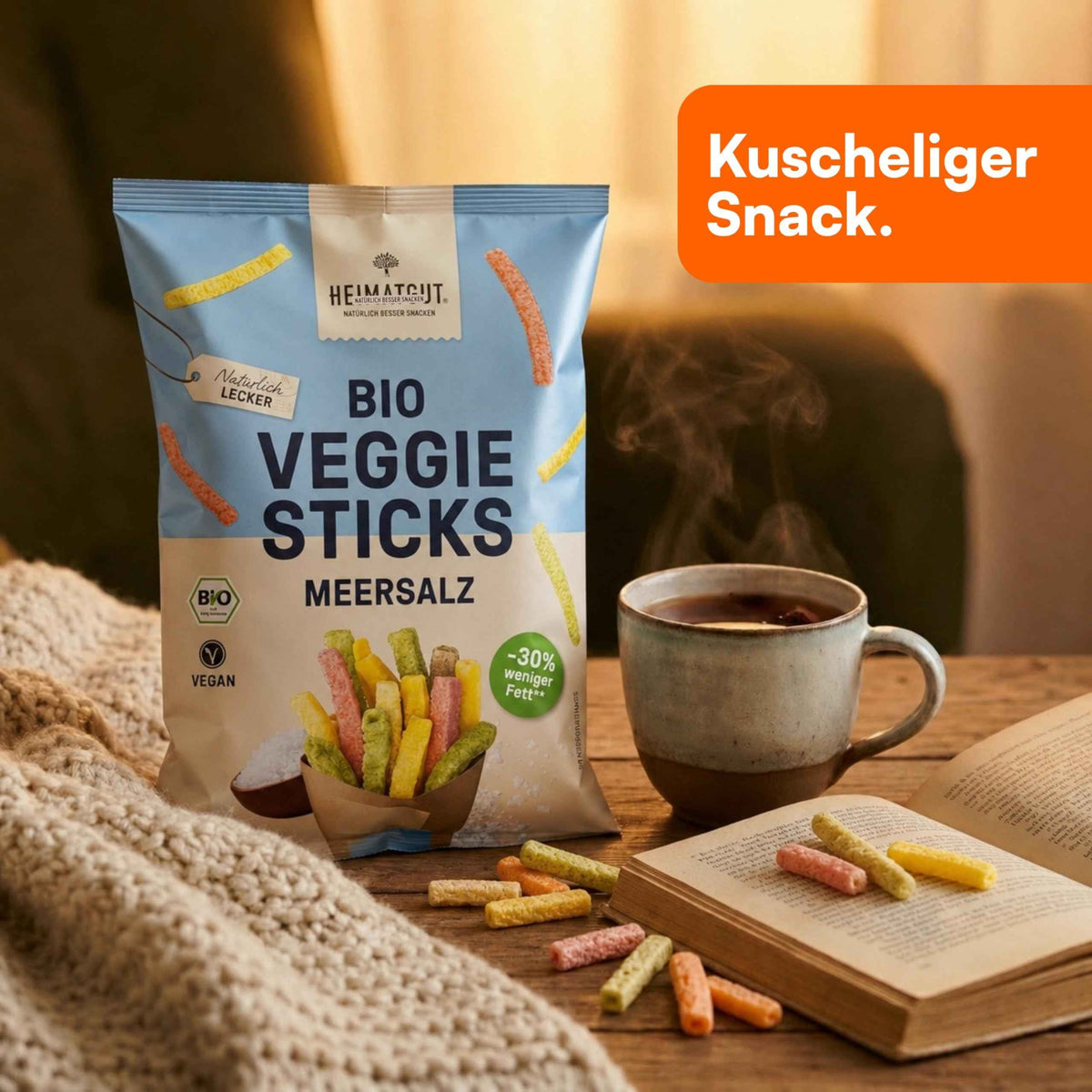 Bio Veggie Sticks Meersalz