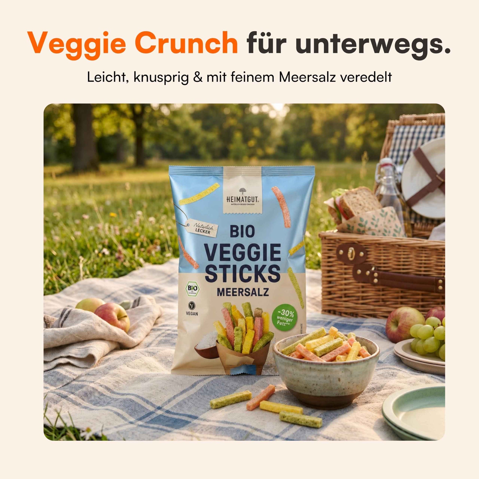 Bio Veggie Sticks Meersalz