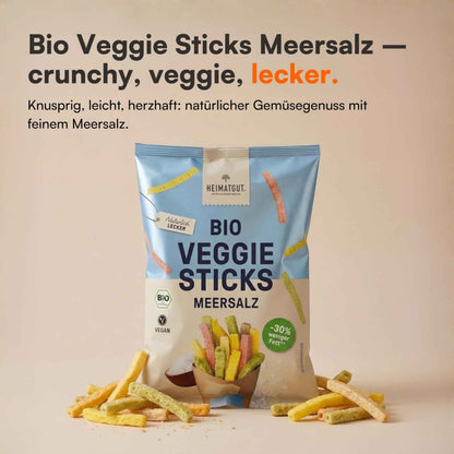 Bio Veggie Sticks Meersalz