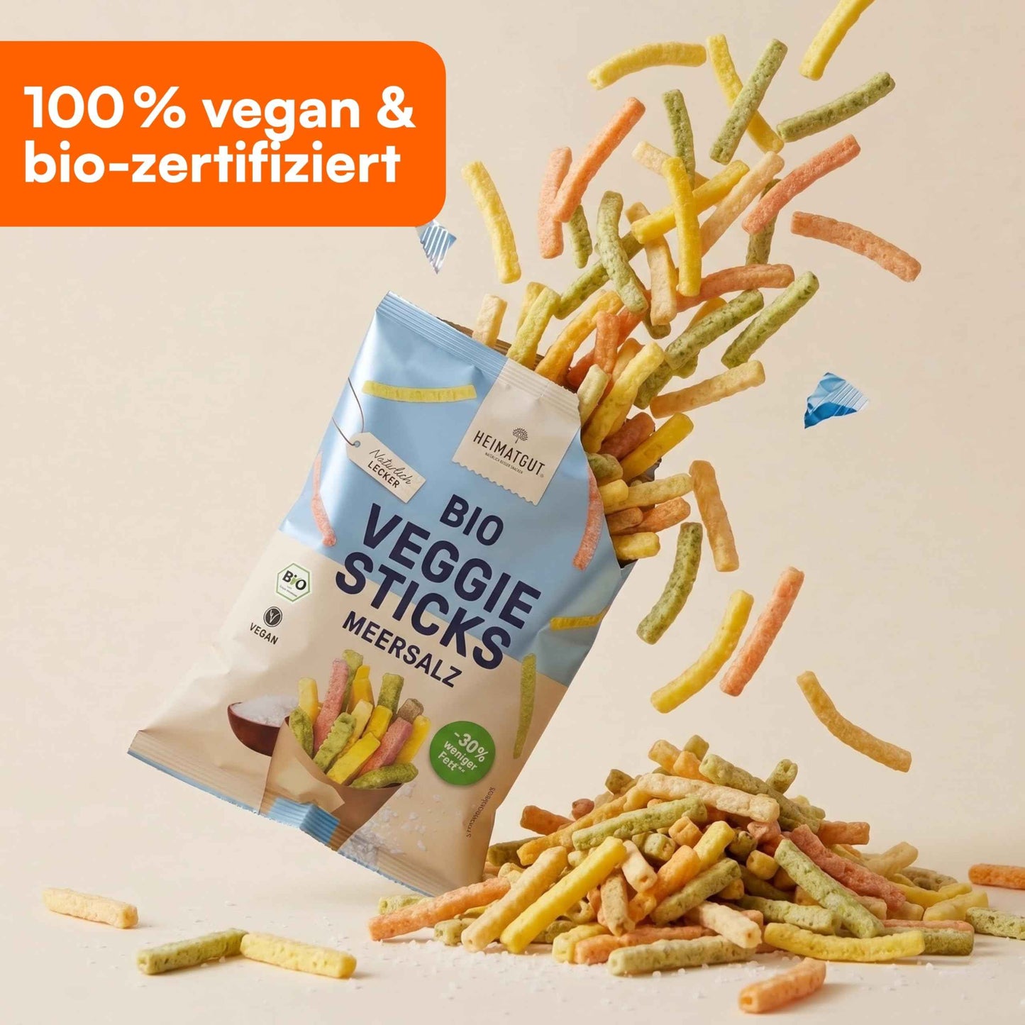 Bio Veggie Sticks Meersalz