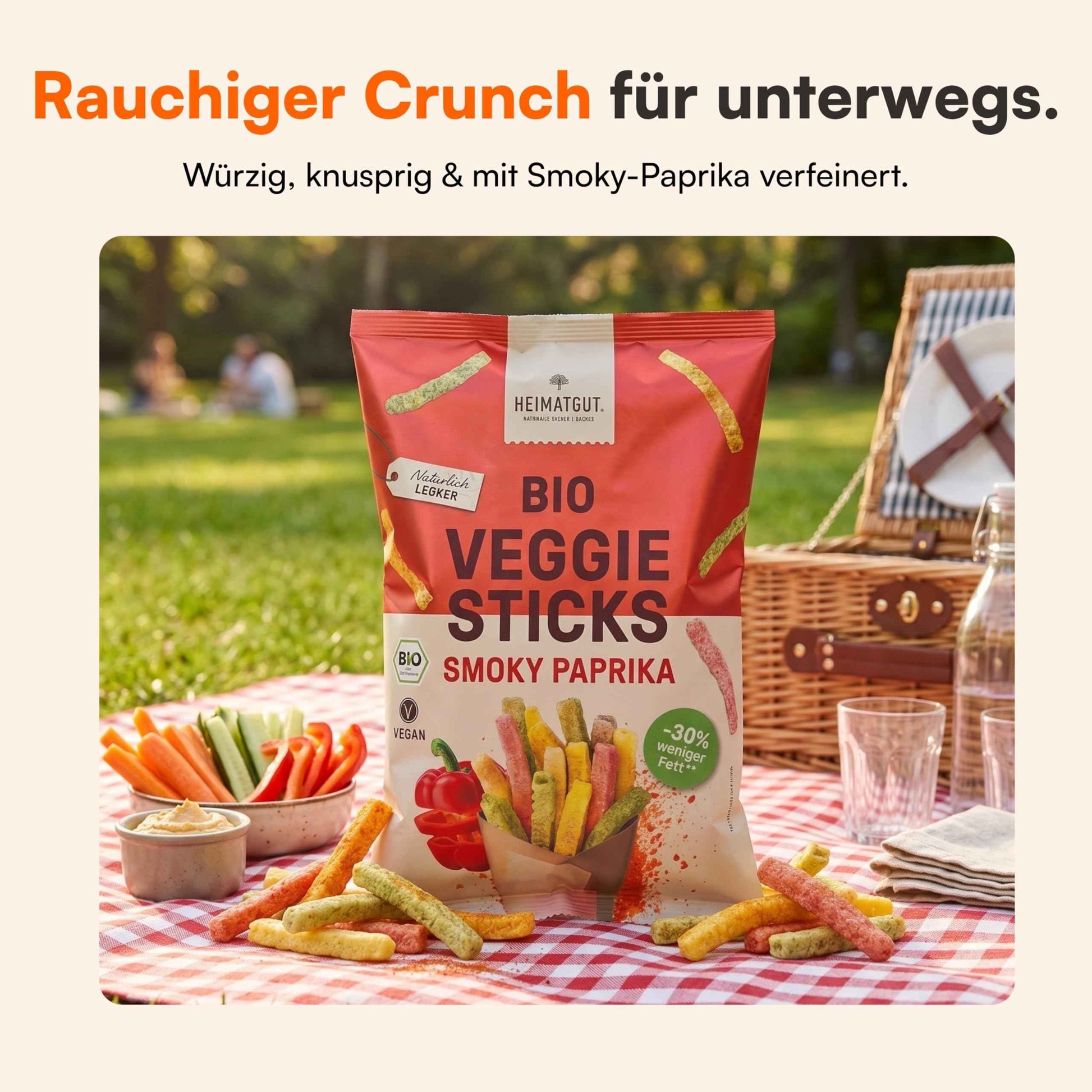 Bio Veggie Sticks Smoky Paprika