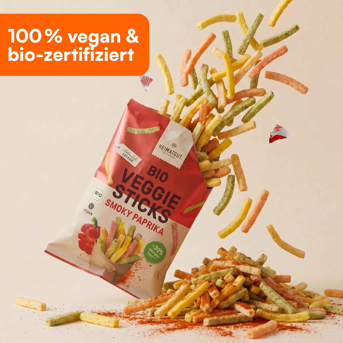 Bio Veggie Sticks Smoky Paprika