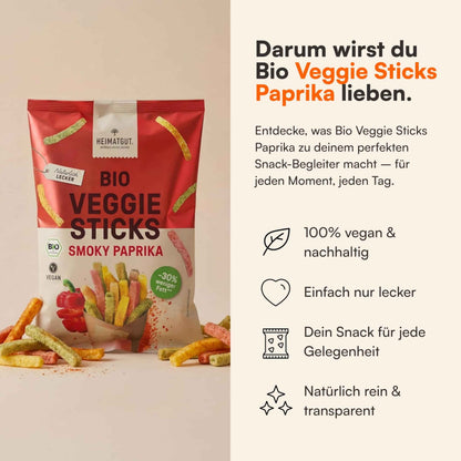 Bio Veggie Sticks Smoky Paprika