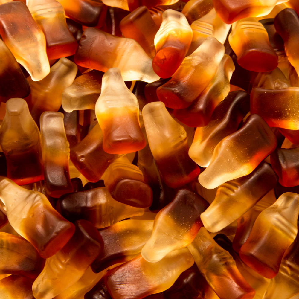 Bio Fruchtgummi Cola Flaschen - Heimatgut® Endlich besser Snacken! Immer Bio. Immer Vegan. Immer natürlich, Niemals künstlich.