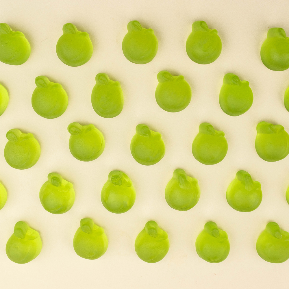 Bio Fruchtgummi Grüner Apfel - Heimatgut® Endlich besser Snacken! Immer Bio. Immer Vegan. Immer natürlich, Niemals künstlich.