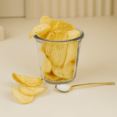 BIO Riffel Chips Meersalz - Heimatgut® 100% Natürliche Snacks – Bio, Vegan, Frei von Zusatzstoffen