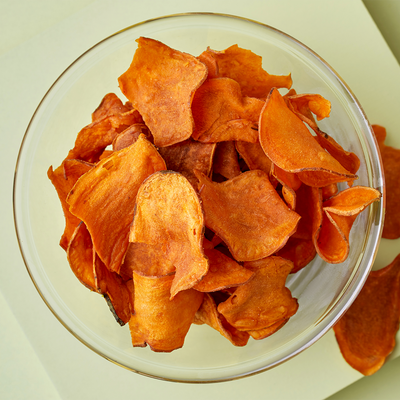 BIO Süßkartoffel Chips - Heimatgut® 100% Natürliche Snacks – Bio, Vegan, Frei von Zusatzstoffen