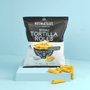 BIO Tortilla Rolls Meersalz - Heimatgut® 100% Natürliche Snacks – Bio, Vegan, Frei von Zusatzstoffen